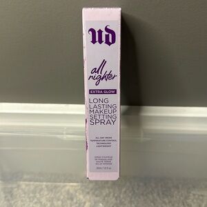 NIB-Urban Decay- All Nighter-Extra Glow-Setting Spray.